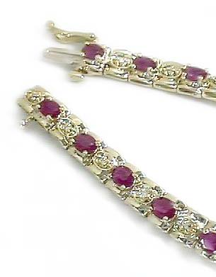 
Ruby and Diamond Fancy Bracelet
