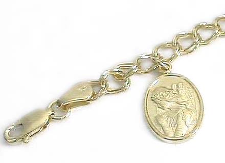 
Guardian Angel Cameo Charm Bracelet
