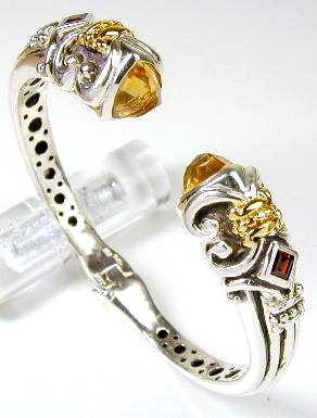 citrine bracelet garnet samuel jewelryweb reflect true colors