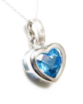 
Cushion Blue Topaz Heart Enhancer
