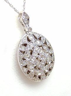 
Antique Diamond Locket Pendant
