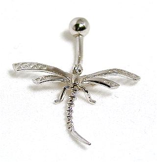 
Elegant Dragonfly Belly Ring
