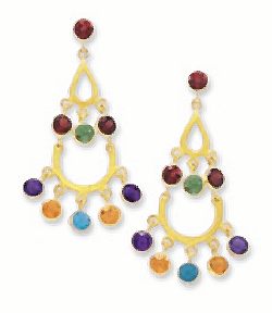 
Gemstone Chandelier Earrings
