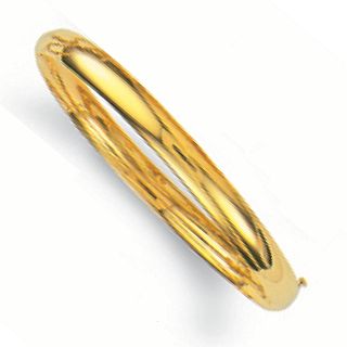 
6 mm 7 Inch High Polish Bangle Bracelet
