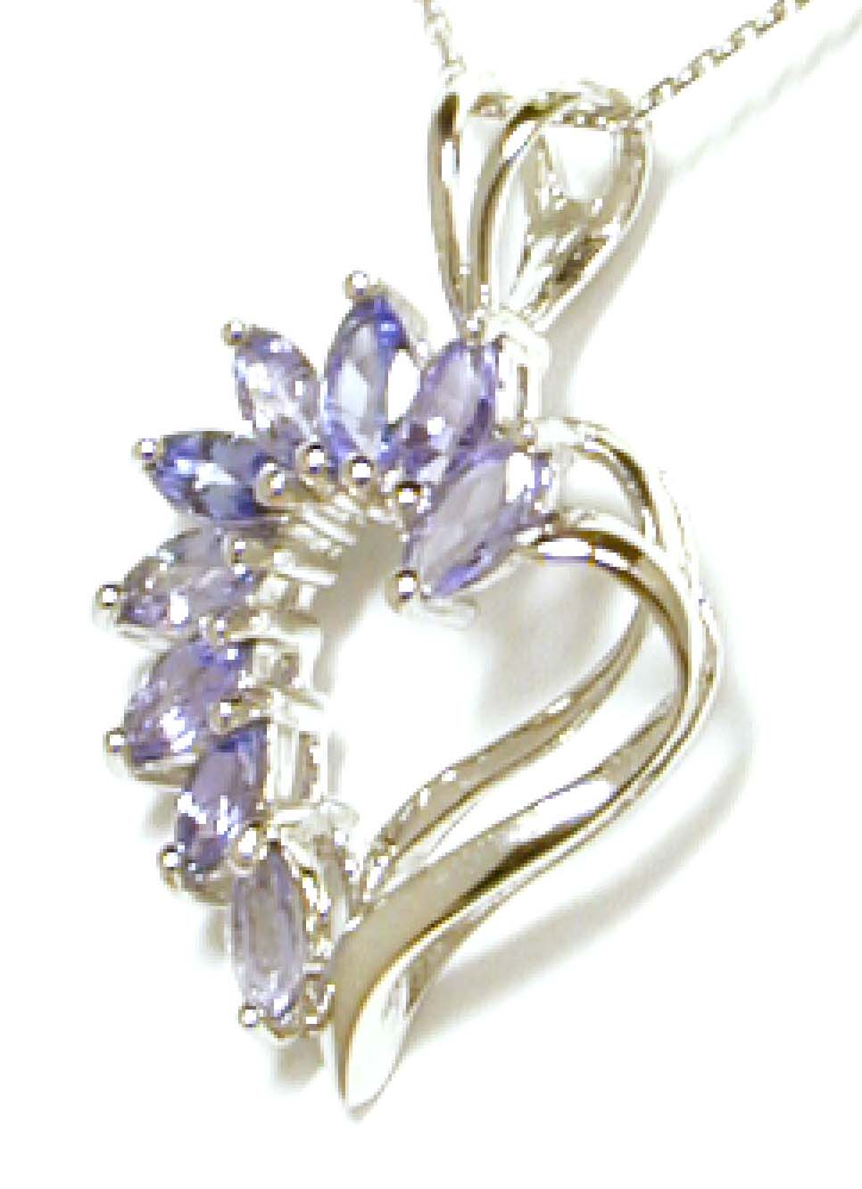 
Marquise Tanzanite Heart Pendant
