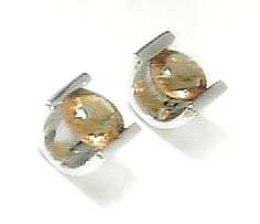 
WG Gorgeous Round Citrine Stud Earrings
