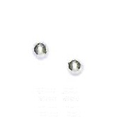 
14k White Gold 3 mm Childrens Ball Post Stud Earrings
