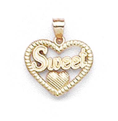 
14k Yellow Gold Sweet Heart Pendant
