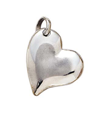 
14k White Gold Heart Pendant
