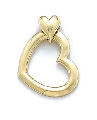 
14k Yellow Gold 2-Piece Heart Pendant
