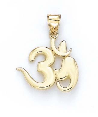 
14k Yellow Gold Baby Ohm Pendant
