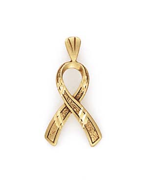 
14k Yellow Gold Ribbon Pendant
