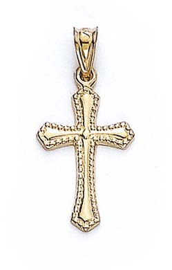 
14k Solid Cross Pendant
