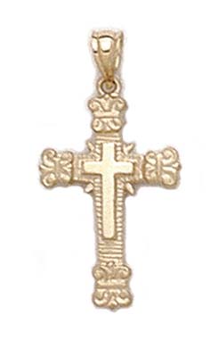 
14k Cross In Cross Pendant
