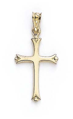 
14k Solid Cross Pendant
