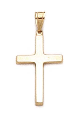 
14k Polished Medium Cross Pendant
