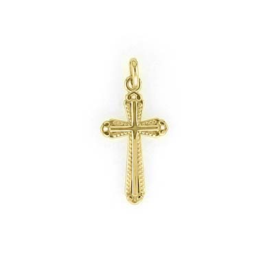 
14k Yellow Gold Small Cross Pendant
