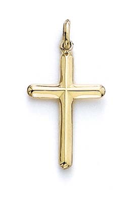 
14k Yellow Gold Pc-Style Cross Pendant
