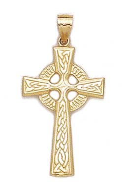 
14k Large Celtic Cross Pendant
