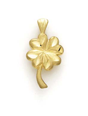 
14k Yellow Gold 4-Leaf Clover Pendant
