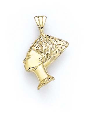 
14k Yellow Gold Nefertiti Pendant
