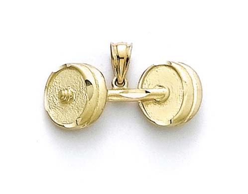 
14k Barbell Pendant
