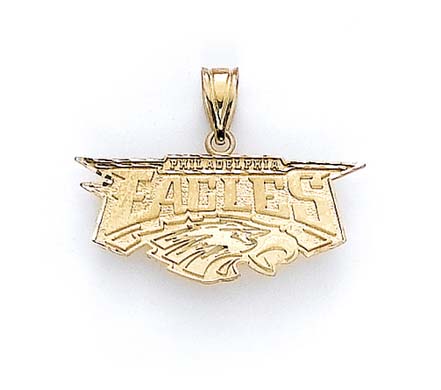 
14k Yellow Gold Philadelphia Eagles Pendant
