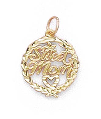 
14k Yellow Gold Sweet Mom Pendant
