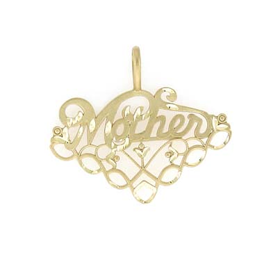 
14k Yellow Gold Mother Pendant
