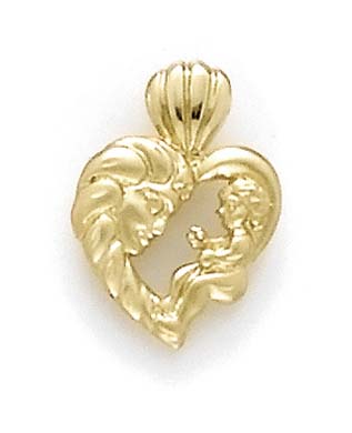 
14k Yellow Gold Mothers Love Pendant
