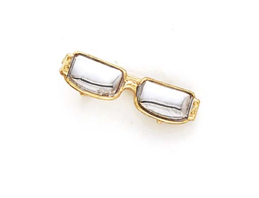 
14k Two-Tone Gold Sunglasses Pendant
