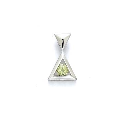 
Sterling Silver Peridot Pendant
