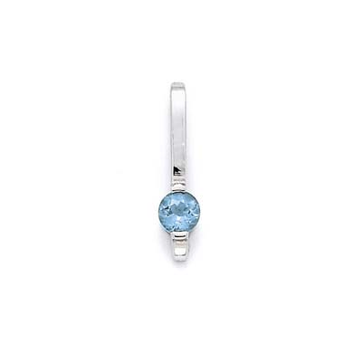 
Sterling Silver Blue Topaz Pendant
