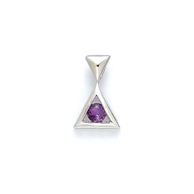 
Sterling Silver Amethyst Pendant
