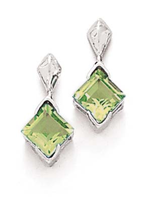 
Sterling Silver Peridot Earrings
