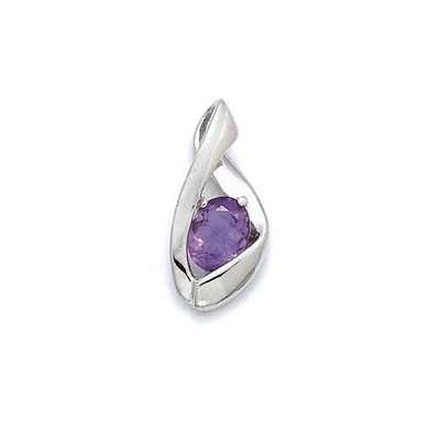 
Sterling Silver Amethyst Pendant
