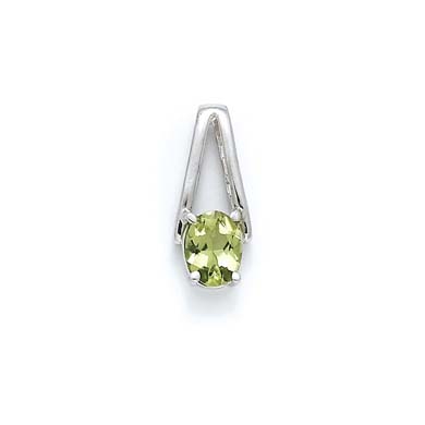 
Sterling Silver Peridot Pendant
