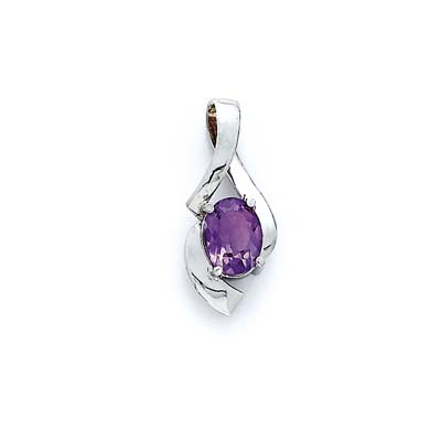 
Sterling Silver Amethyst Pendant
