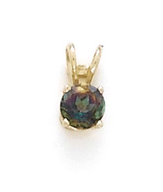 
14k Yellow Gold Mystic Topaz Pendant
