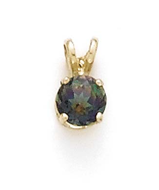 
14k Yellow Gold Mystic Topaz Pendant
