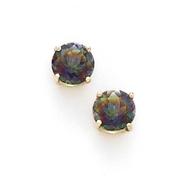 
14k Yellow Gold Mystic Topaz Earrings
