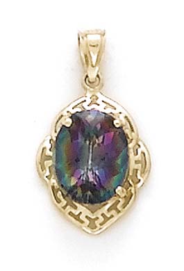 
14k Mystic Topaz Pendant
