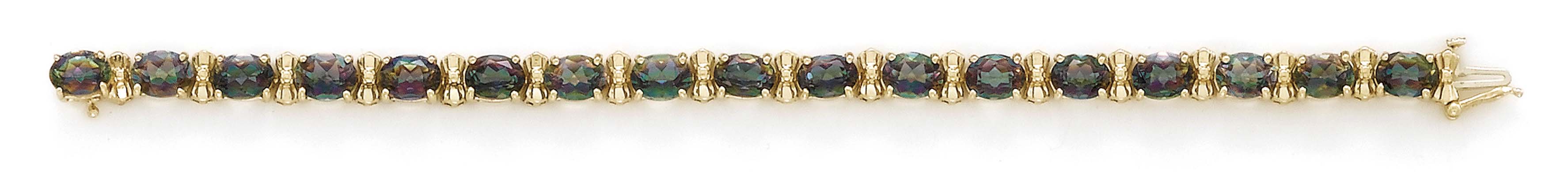 
14k Mystic Topaz Bracelet - 7.25 Inch
