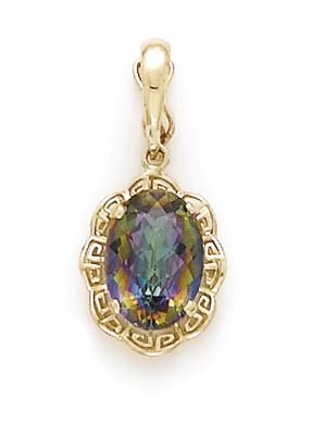 
14k Mystic Topaz Pendant
