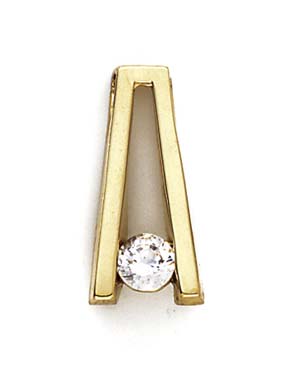 
14k Yellow Gold Cubic Zirconia Cubic Zirconia Slide
