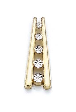 
14k Two-Tone Gold Journey Ladder Pendant
