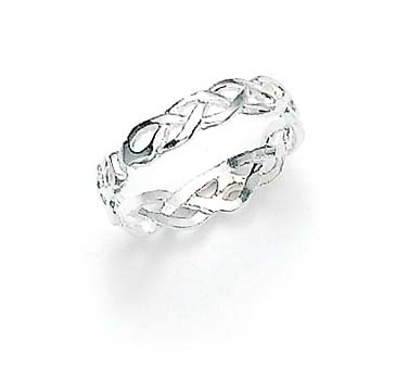 
Sterling Silver Braid Toe Ring
