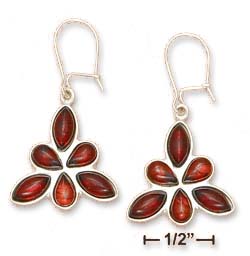 
Sterling Silver Marquise Teardrop Cherry Ambers Earrings
