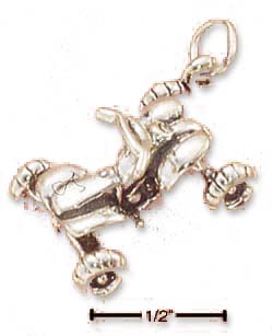 
Sterling Silver Four Wheel All Terrain Vehicle Charm
