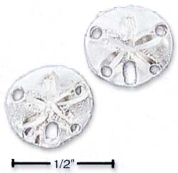 
Sterling Silver High Polish Sanddollar Post Earrings
